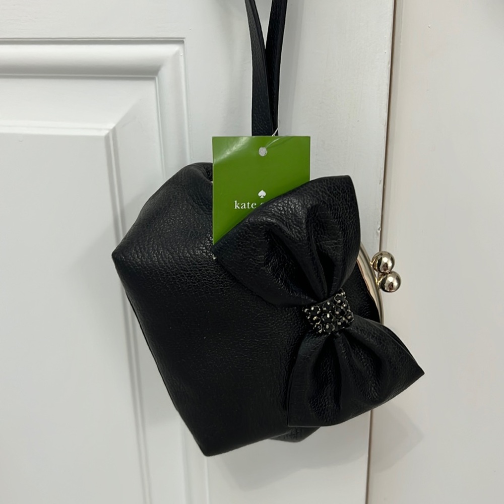 New With Tags. Kate Spade Black Posie Wristlet.